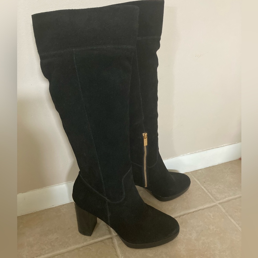 Michael Kors knee high suede boots